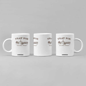Pray for Grand Blanc Michigan Coffee Mug Vintage Church Faith Support TS02 Print Your Wear