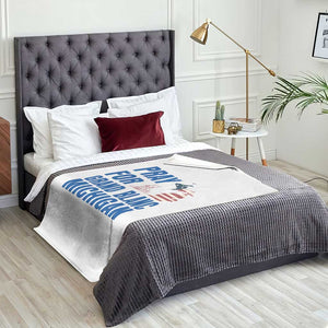 Pray for Grand Blanc Michigan Throw Blanket American Flag Christian Support TS02 Print Your Wear