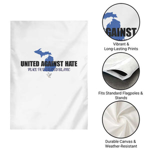 Peace for Grand Blanc Michigan Garden Flag United Against Hate TS02 Print Your Wear