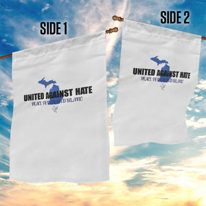 Peace for Grand Blanc Michigan Garden Flag United Against Hate TS02 Print Your Wear