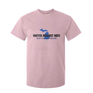 Peace for Grand Blanc Michigan T Shirt For Kid United Against Hate TS02 Light Pink Print Your Wear