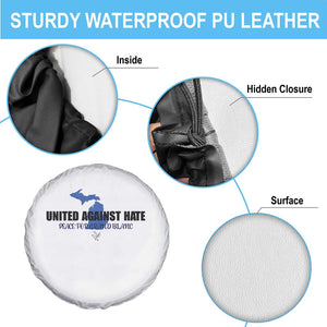 Peace for Grand Blanc Michigan Spare Tire Cover United Against Hate TS02 Print Your Wear