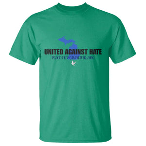 Peace for Grand Blanc Michigan T Shirt United Against Hate TS02 Irish Green Print Your Wear