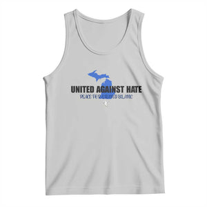 Peace for Grand Blanc Michigan Tank Top United Against Hate TS02 Ash Print Your Wear