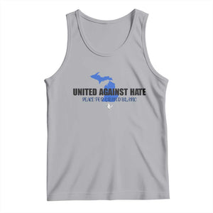 Peace for Grand Blanc Michigan Tank Top United Against Hate TS02 Athletic Heather Print Your Wear