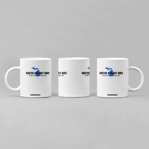 Peace for Grand Blanc Michigan Coffee Mug United Against Hate TS02 Print Your Wear
