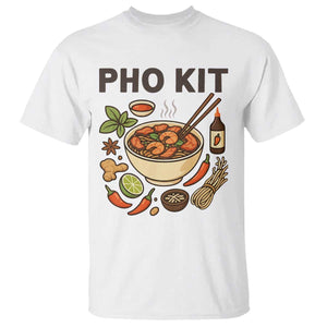 Funny Pho Kit Vietnamese Noodle Pun T Shirt Ramen Pho Lovers Hilarious Foodie Graphic TS02 White Print Your Wear