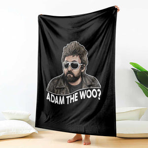 Adam Inspired Graphic Throw Blanket The Woo Memorial Tribute TS02 Print Your Wear