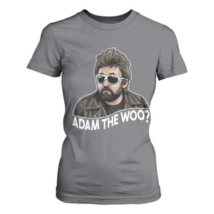 Adam Inspired Graphic T Shirt For Women The Woo Memorial Tribute TS02 Charcoal Print Your Wear