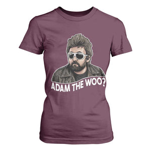 Adam Inspired Graphic T Shirt For Women The Woo Memorial Tribute TS02 Maroon Print Your Wear