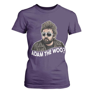 Adam Inspired Graphic T Shirt For Women The Woo Memorial Tribute TS02 Purple Print Your Wear