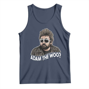 Adam Inspired Graphic Tank Top The Woo Memorial Tribute TS02 Navy Print Your Wear