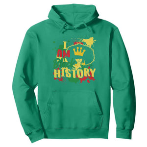 I Am Black History Hoodie African American Pride Black DNA Queen TS02 Irish Green Printyourwear