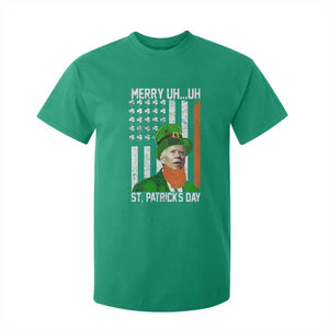 Funny Biden St Patricks Day T Shirt For Kid Merry 4th of Saint Patrick Uh Uh Leprechaun American Flag TS02 Irish Green Print Your Wear