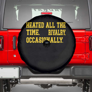Heated All The Time Rivalry Occasionally Spare Tire Cover Viral Hockey Romance for Passionate Fans TS02 Black Print Your Wear