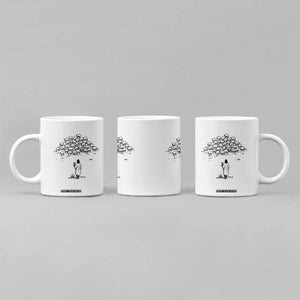 Jesus The Good Shepherd Minimalist Christian Coffee Mug Sheep Flock Faith Spiritual Inspirational Gift TS02 Print Your Wear