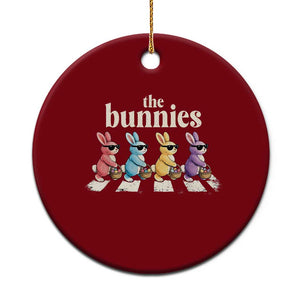 The Bunnies Parody Crossing Rabbits Graphic Ceramic Ornament Funny Easter Pop Culture Style Cute Bunny Gift TS02 1pc Red Print Your Wear