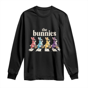 The Bunnies Parody Crossing Rabbits Graphic Long Sleeve Shirt Funny Easter Pop Culture Style Cute Bunny Gift TS02 Black Print Your Wear