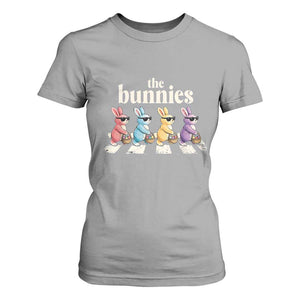 The Bunnies Parody Crossing Rabbits Graphic T Shirt For Women Funny Easter Pop Culture Style Cute Bunny Gift TS02 Sport Gray Print Your Wear