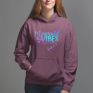 Mermaid Vibes For Women Girl Mythical Creature Hoodie TS02 Maroon Printyourwear
