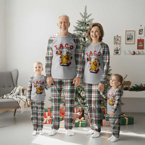 Funny TACO Running Chicken Plaid Pajama Set Trump Always Chickens Out Hilarious Political TS02 Christmas Plaid Print Your Wear