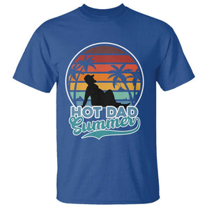 Summer Dad Bod T Shirt Funny Hot Dad Summer Retro Sunset TS02 Royal Blue Print Your Wear