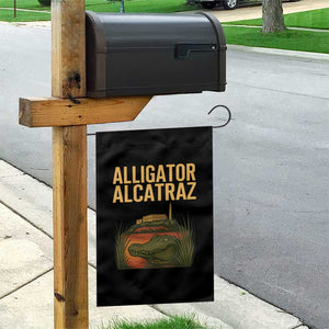 Alligator Alcatraz Florida Garden Flag Political Swamp Prison Dark Humor TS02 Print Your Wear