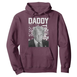 Daddy Trump Hoodie Patriotic American Flag TS02 Maroon Print Your Wear