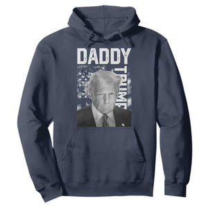 Daddy Trump Hoodie Patriotic American Flag TS02 Navy Print Your Wear