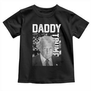 Daddy Trump Toddler T Shirt Patriotic American Flag TS02 Black Print Your Wear