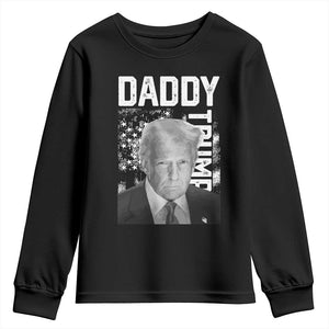 Daddy Trump Youth Sweatshirt Patriotic American Flag TS02 Black Print Your Wear