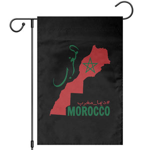 Morocco Map Dima Maghrib with Arabic Calligraphy Garden Flag Maghreb Traditional Moroccan Roots Graphic TS02 Black Print Your Wear