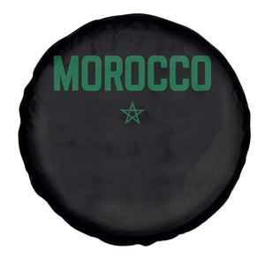Morocco Star Flag Minimalist Moroccan Pride Spare Tire Cover TS02 Print Your Wear