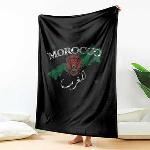Morocco Lion Maghrib Moroccan Spirit Heritage Throw Blanket TS02 Print Your Wear