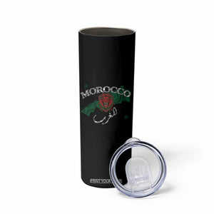 Morocco Lion Maghrib Moroccan Spirit Heritage Skinny Tumbler TS02 Print Your Wear