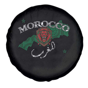Morocco Lion Maghrib Moroccan Spirit Heritage Spare Tire Cover TS02 Print Your Wear