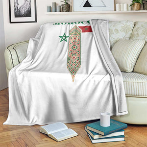 Traditional Moroccan Mosaic Archway Graphic Throw Blanket Morocco Architecture Tile Pattern TS02 Print Your Wear