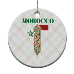Traditional Moroccan Mosaic Archway Graphic Ceramic Ornament Morocco Architecture Tile Pattern TS02 1pc Christmas Plaid Print Your Wear