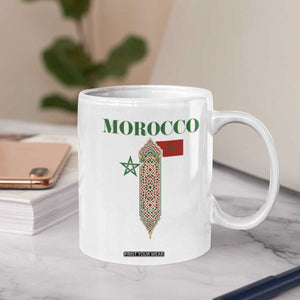 Traditional Moroccan Mosaic Archway Graphic Coffee Mug Morocco Architecture Tile Pattern TS02 Print Your Wear
