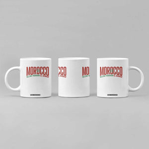 Morocco Flag Pride Allah Yarham El Ahmar Coffee Mug Moroccan Soccer Football Fans Gift TS02 Print Your Wear