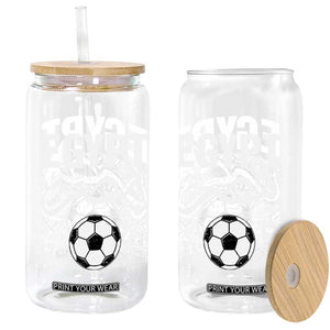 Egypt Soccer Misr Pride Arabic Calligraphy Glass Can Egyptian Football Fans Ancient Pyramid Heritage Graphic TS02 Print Your Wear