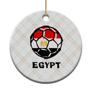 Egyptian Flag Soccer Ball Graphic Ceramic Ornament Egypt Pride Sports Football Fans Match Day TS02 1pc Christmas Plaid Print Your Wear