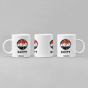 Egyptian Flag Soccer Ball Graphic Coffee Mug Egypt Pride Sports Football Fans Match Day TS02 Print Your Wear