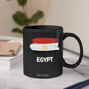 Egypt Flag Misr Pride Coffee Mug Egyptian Eagle of Saladin Heritage TS02 Print Your Wear