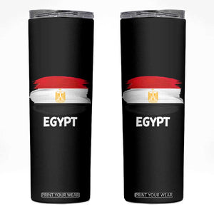 Egypt Flag Misr Pride Skinny Tumbler Egyptian Eagle of Saladin Heritage TS02 Black Print Your Wear