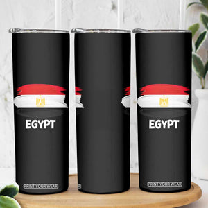 Egypt Flag Misr Pride Skinny Tumbler Egyptian Eagle of Saladin Heritage TS02 Print Your Wear