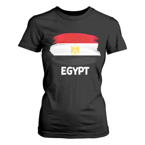 Egypt Flag Misr Pride T Shirt For Women Egyptian Eagle of Saladin Heritage TS02 Black Print Your Wear