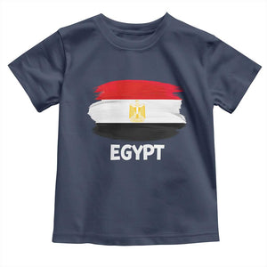 Egypt Flag Misr Pride Toddler T Shirt Egyptian Eagle of Saladin Heritage TS02 Navy Print Your Wear