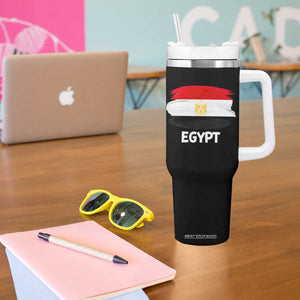 Egypt Flag Misr Pride Tumbler With Handle Egyptian Eagle of Saladin Heritage TS02 Print Your Wear