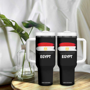 Egypt Flag Misr Pride Tumbler With Handle Egyptian Eagle of Saladin Heritage TS02 Print Your Wear